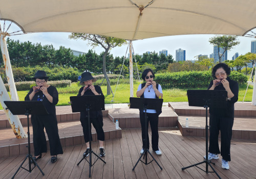 바람소리 오카리나 동아리 두 번째 버스킹